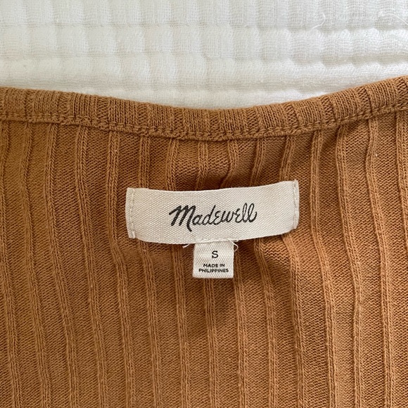 Madewell Ribbed Sweetheart Tee - Picture 3 of 3